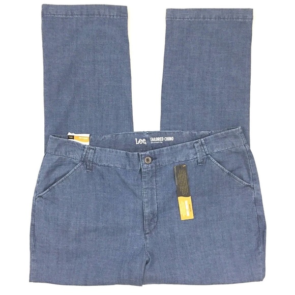 lee platinum tailored chino pants